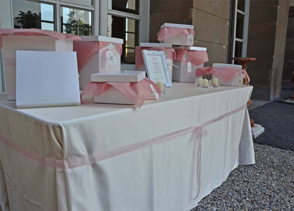 Allestimento di scatole con ballerine