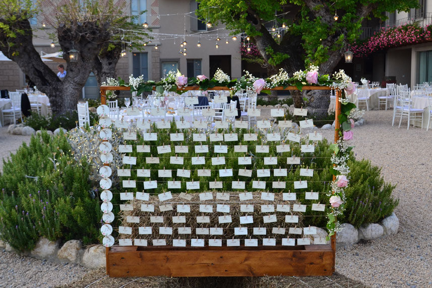 Tableau Mariage Cornice e Bigliettini