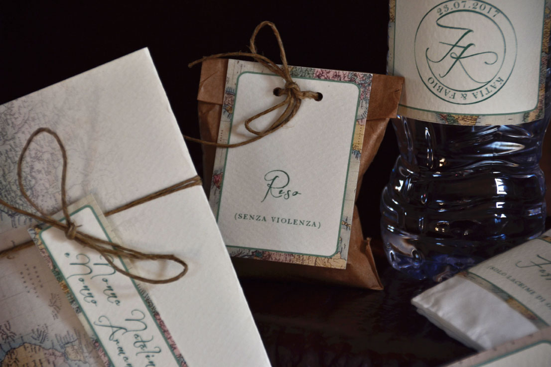 contenuto wedding bag
